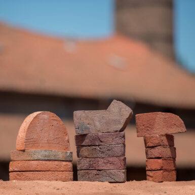 Various shapes of brick